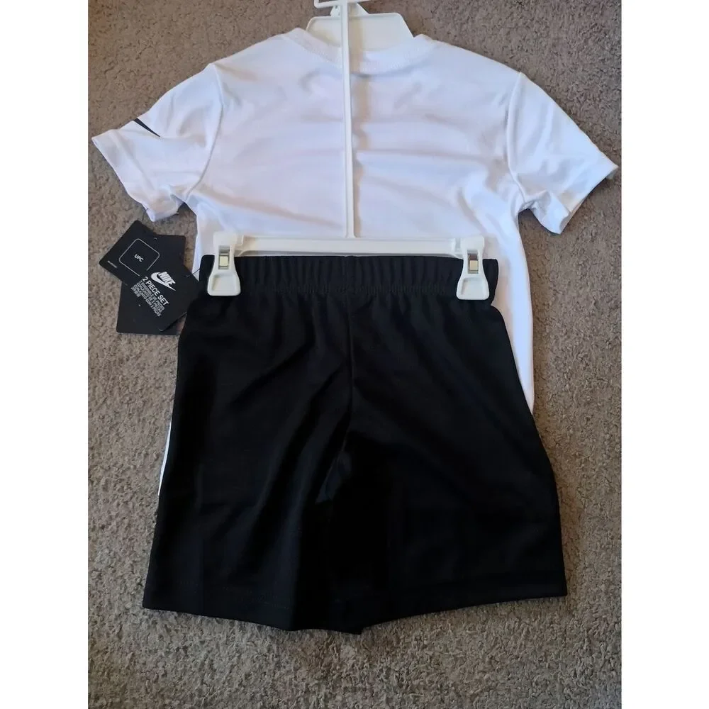 Nike Boys Russell Wilson Short Set Black/White Multiple Sizes BRAND NEW + TAGS